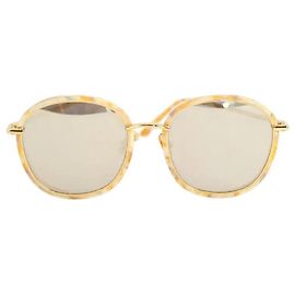 Givenchy Óculos de sol marrom metal Marrom