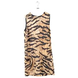 Dolce & Gabbana Abito in seta marrone Marrone