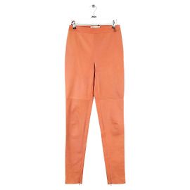 Maison Martin Margiela Orange leather pants Orange