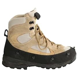 Autre Marque Camel Wildlederstiefel Kamel