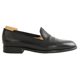 JW Anderson Mocassins en cuir noirs Noir