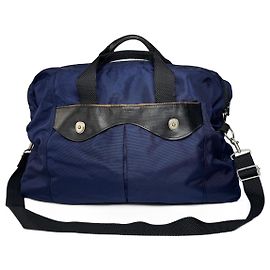 Borsa da viaggio 2Way Vintage Issey Miyake Blu Nero Blu