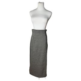 Comme Des Garcons Vintage Comme Des Garçons Wollrock schwarz-weiß Schwarz