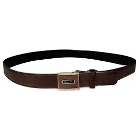 Cinto de couro vintage Dior marrom Marrom
