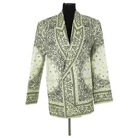 Zimmermann Green linen blazer Green