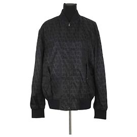 Valentino Giacca in cotone nero Nero