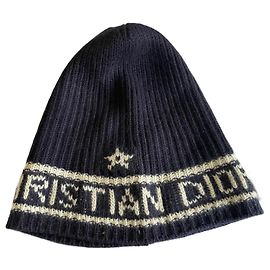 Berretto Dior in lana e cashmere blu navy Blu navy