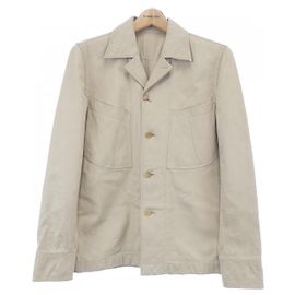 Paul Smith Leather Jacket Beige