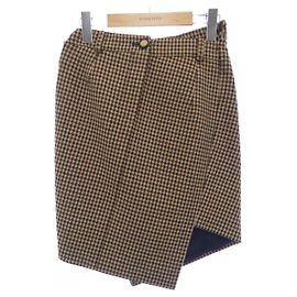 Gonna Balenciaga Marrone Nero Beige Giallo