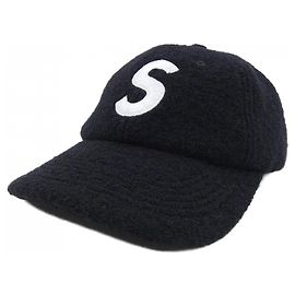 Supreme BOILED WOOL S LOGO Wool Cap Black