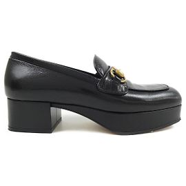 Chaussures en cuir Gucci Noir