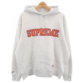 Sudadera NCAA MITCHELL&NESS Supreme Castaño Gris