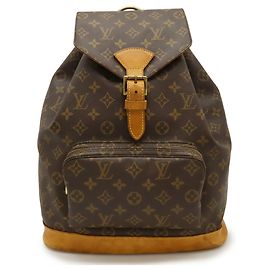 LOUIS VUITTON Zaino Montsouris GM Monogram Marrone