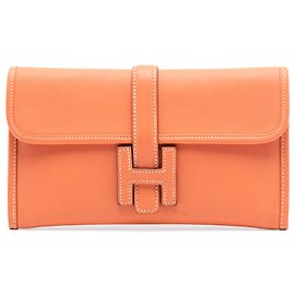 Hermès Naranja Swift Jige Duo Naranja