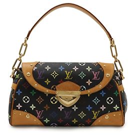 Sac à main Beverly MM Monogram Multicolore Louis Vuitton Noir
