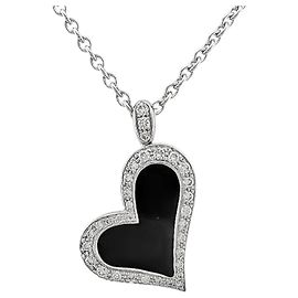 Colar Piaget Limelight com diamantes e ônix Dourado