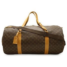 Borsa Polochon Boston Monogram Louis Vuitton Marrone