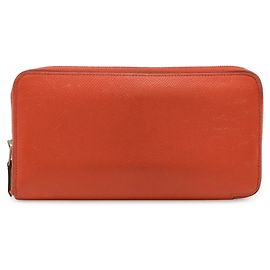 Hermès Hermes Azap Long Silkin Round Wallet Pink