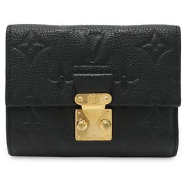 Cartera plegable Monogram Empreinte Louis Vuitton Negro