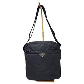 Sac messager/crossbody Prada Tessuto noir Noir