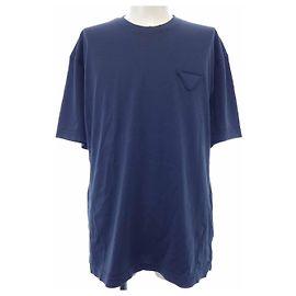 Camiseta de algodón Prada Azul Azul marino