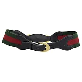 Gucci-Gucci Horsebit Shearling Line Belt-Green