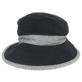 Sombrero de cubo de peluche MOTSCH 56 de Hermès Azul Azul marino