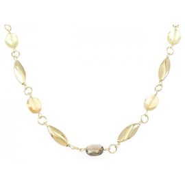 Autre Marque Collier en pierre colorée Au750 Doré