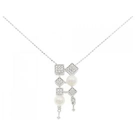 Autre Marque Colar Akoya Pearl K14WG K10WG Prata