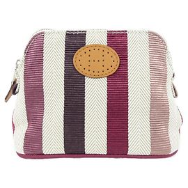 Bolso de algodón/rayón Bolide de Hermès Púrpura