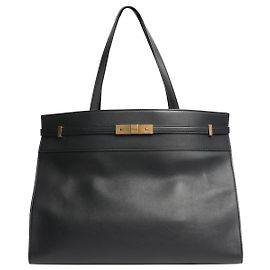 Saint Laurent Borsa tote Manhattan nera Nero