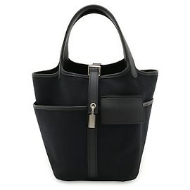 Hermès HERMES Picotin Lock PM Handbag/Tote Bag Black