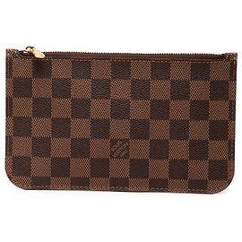 Pochette Louis Vuitton Neverfull PM Damier Ebene Marron Marron