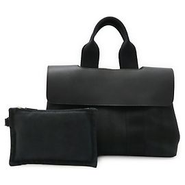 Hermès HERMES Valparaiso PM Handbag Tote Bag Black
