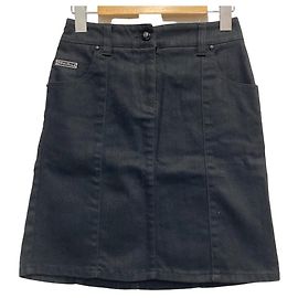 Giorgio Armani Stretch-Denim-Rock Schwarz