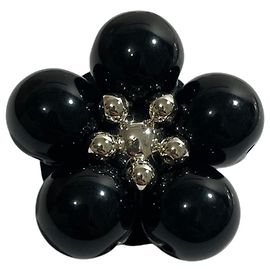 Autre Marque Spilla Rene Flower Nero