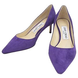 Escarpins en daim ROMY60 de Jimmy Choo Violet