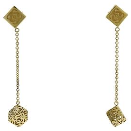 Orecchini Loewe Anagram Swing Drop D'oro