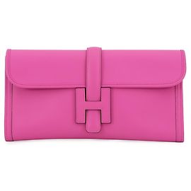 Hermès Hermes Jige Elan Magnolia Swift Clutch Bag Other
