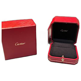 Gift box with Cartier box for Trinity ring Red