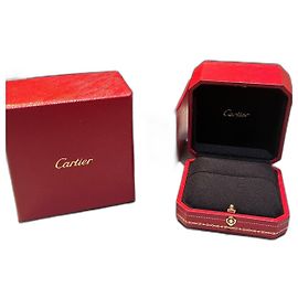 Caixa de presente com caixa Cartier para anel Trinity Vermelho