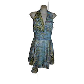 Vestido mini Pinko de algodón Multicolor