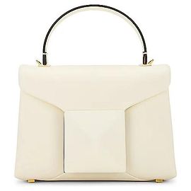 Sac Tote Valentino Garavani Rockstud Mini en cuir crème Écru
