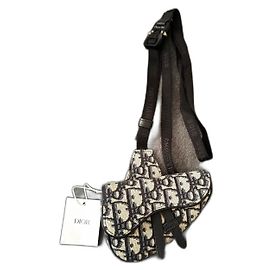 Borsa Micro Saddle di Dior Blu navy