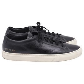 Autre Marque Original Achilles Sneakers von Common Projects aus schwarzem Leder Schwarz