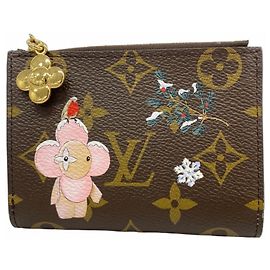 Portafoglio Lisa Monogram Vivienne Louis Vuitton Marrone