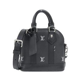 Louis Vuitton LV Blason Nano Alma Handbag Black