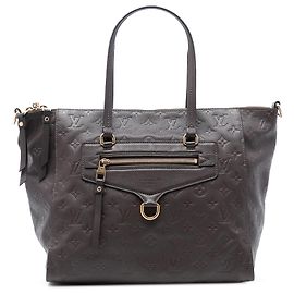 Louis Vuitton Marrom Monograma Empreinte Lumineuse PM Marrom Castanho escuro