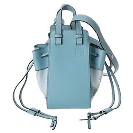 Loewe Hammock Drawstring Bag Mini Blue