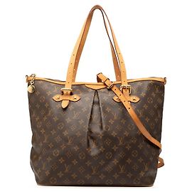 Louis Vuitton Monogram Palermo GM Tote Bag Brown